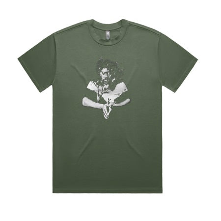 JK-47 Mens Relaxed Fit T-shirt, Cypress Green